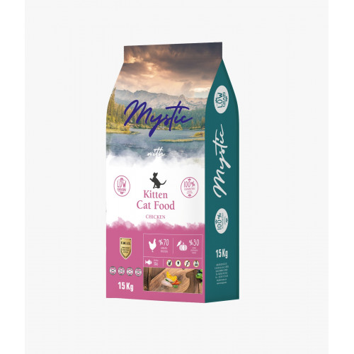 Mystic Tavuklu Yavru Kedi Maması 15 Kg